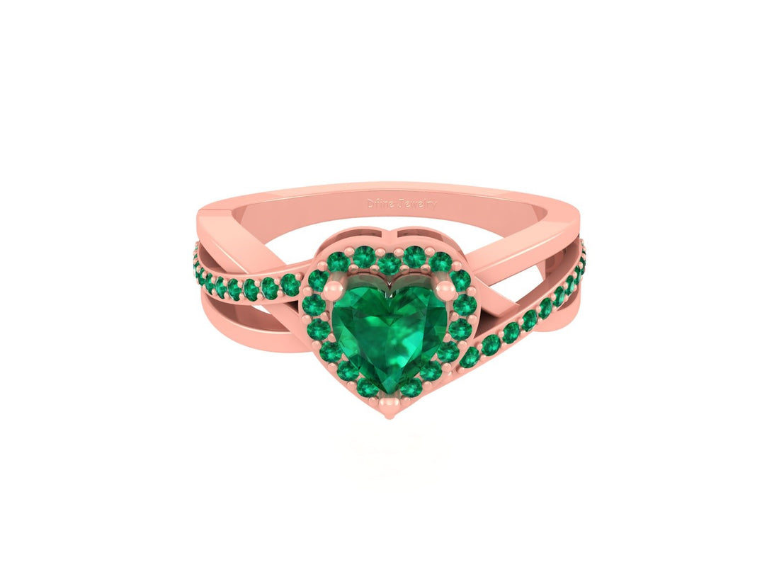 LOVE AND AFFECTION REPRESENT HEART RING