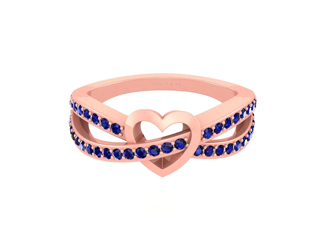 HEART ENGAGEMENT RING WOMEN