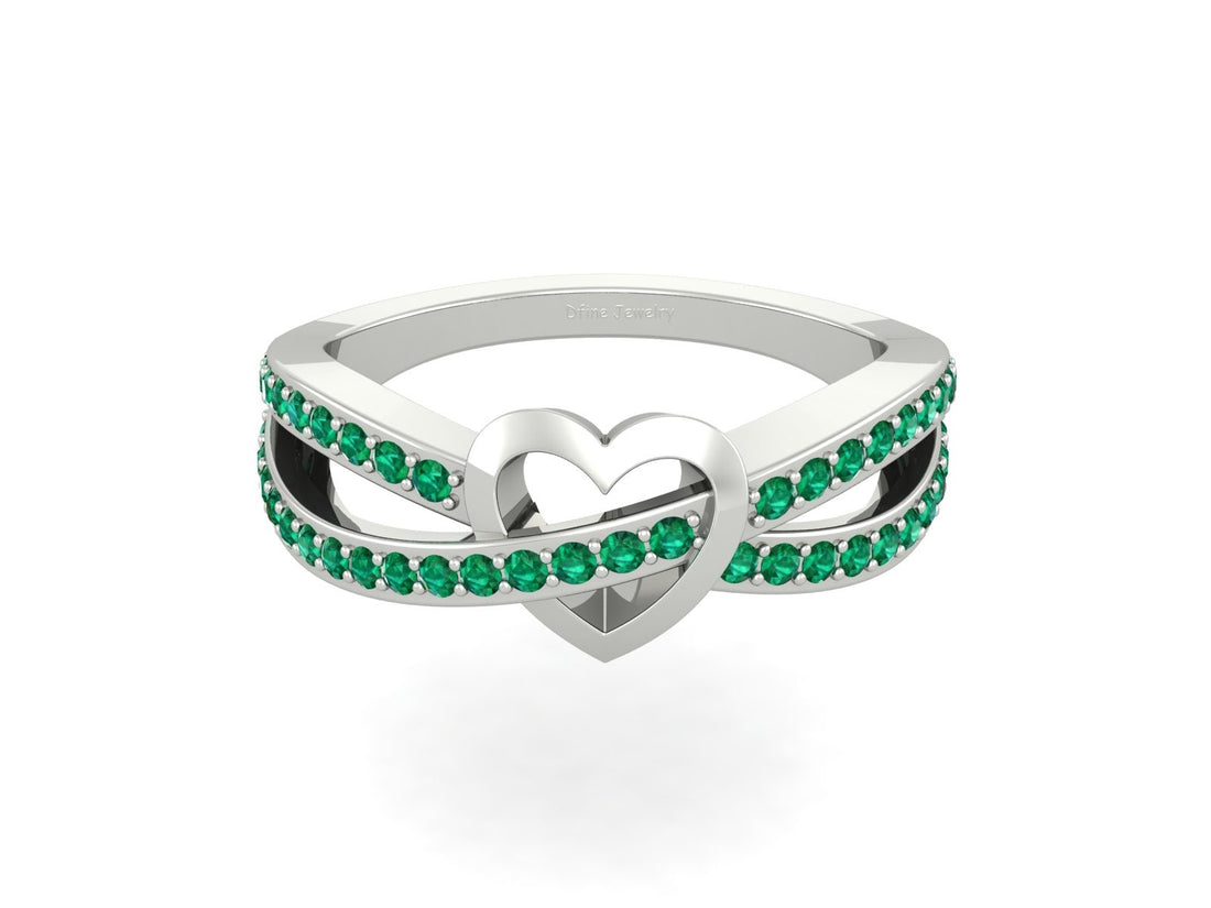 LOVE AND EMOTION REPRESENTS HEART RING