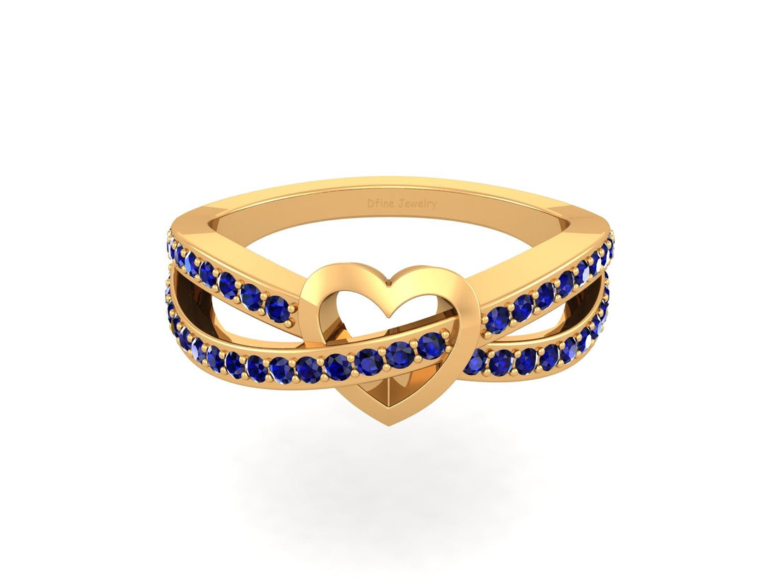 HEART ENGAGEMENT RING WOMEN