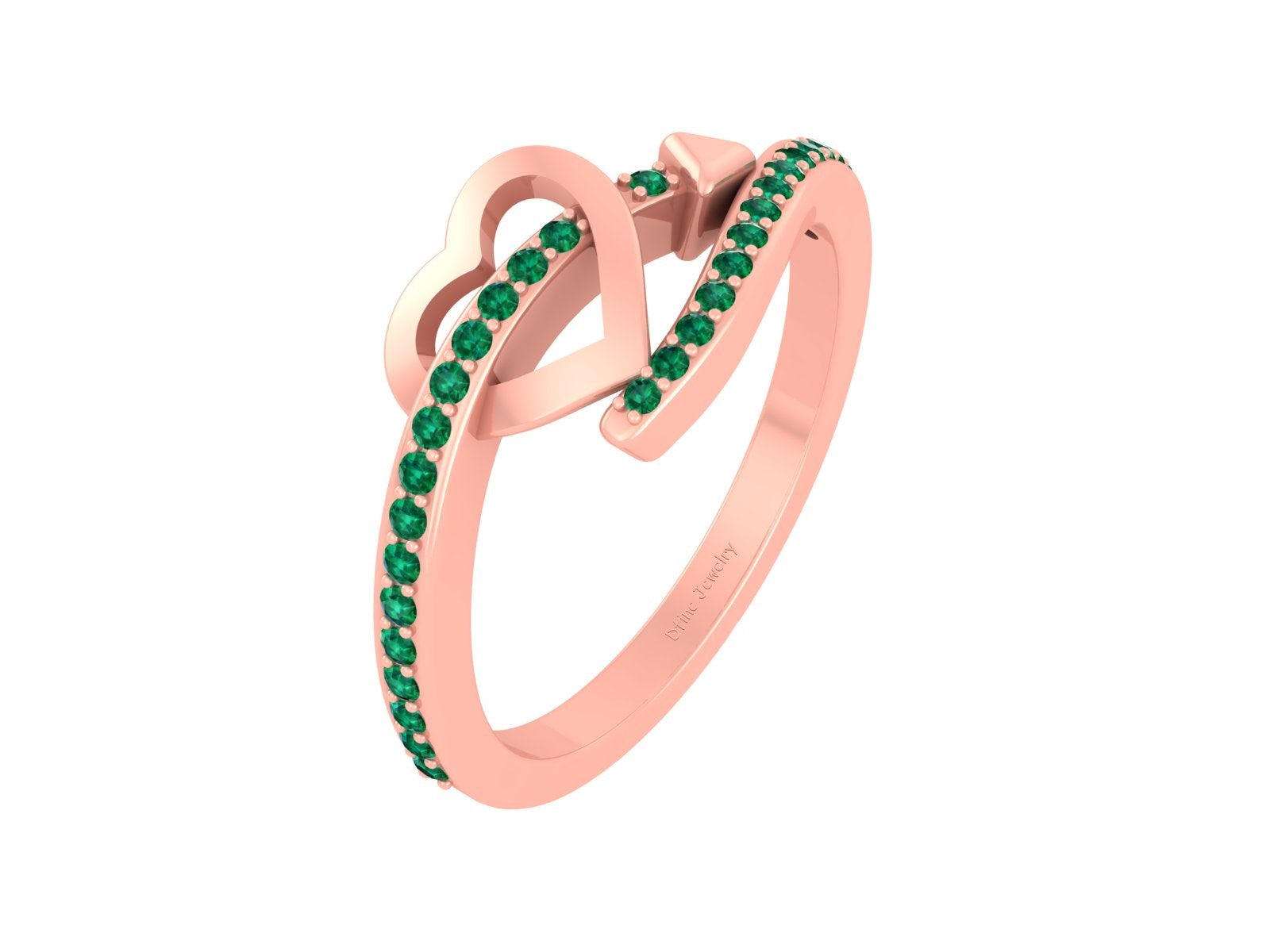 LOVE'S ARROW HEART RING
