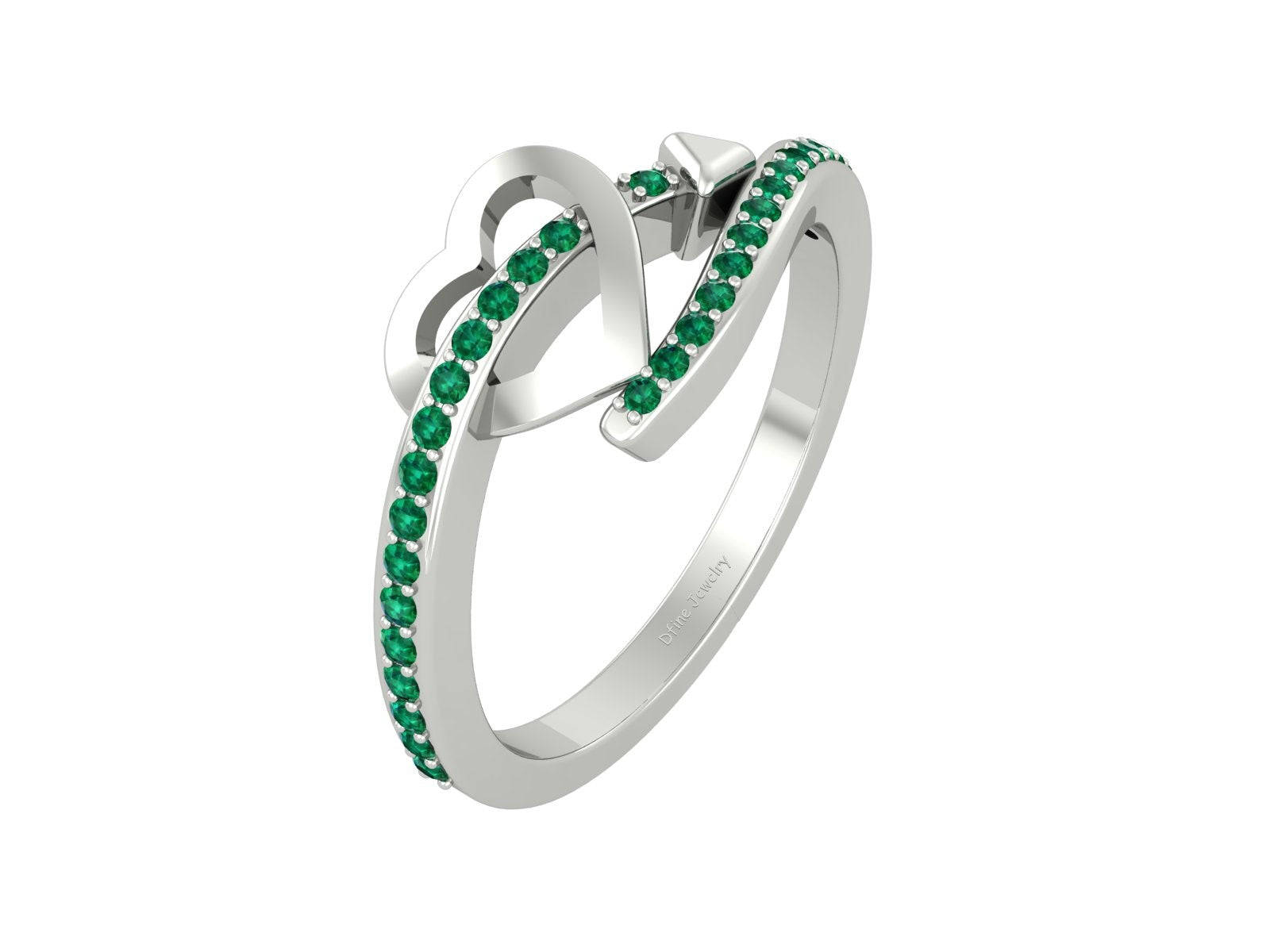 LOVE'S ARROW HEART RING