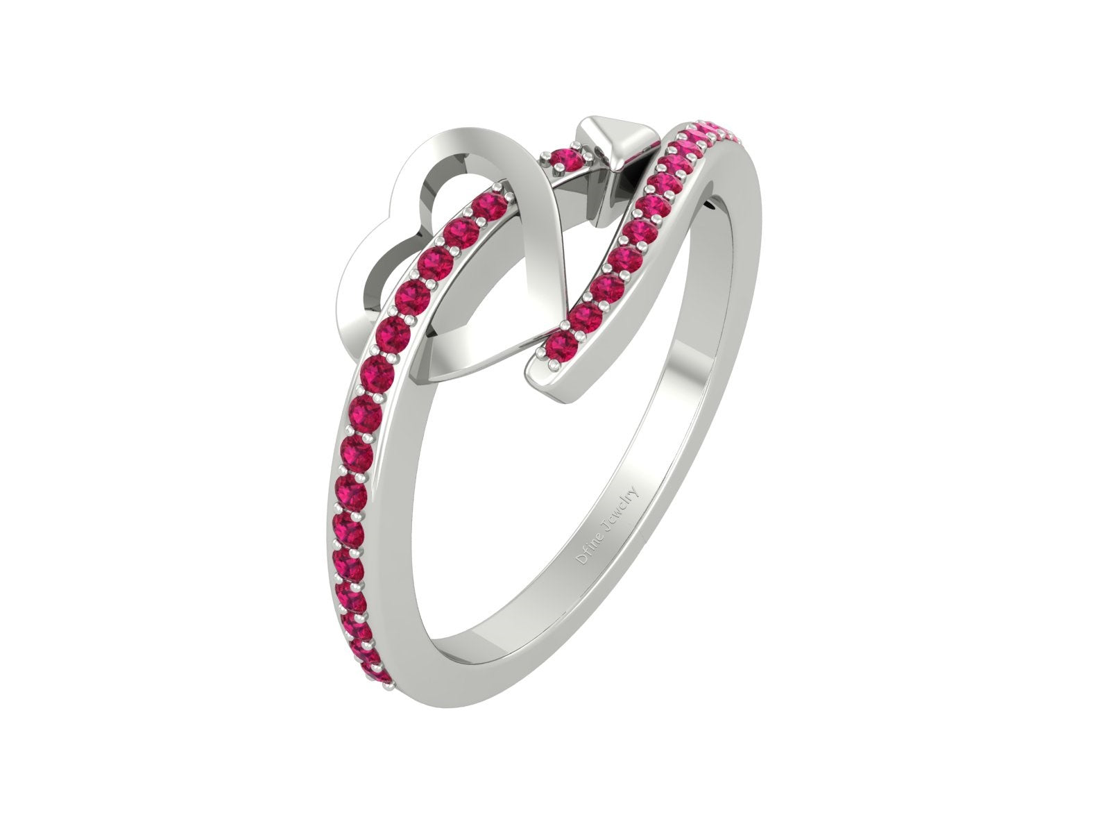 HEART AND ARROW RING