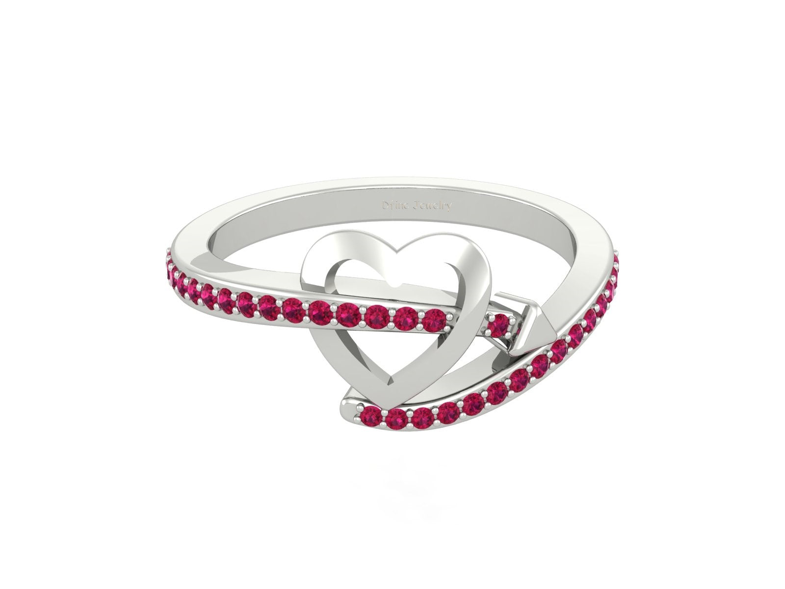 HEART AND ARROW RING