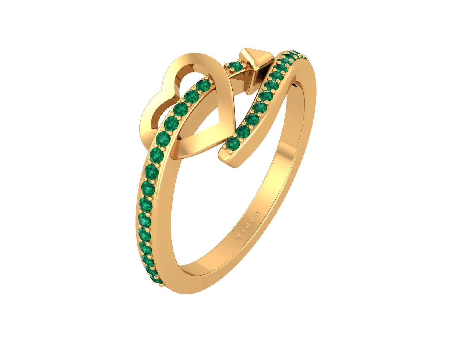 LOVE'S ARROW HEART RING