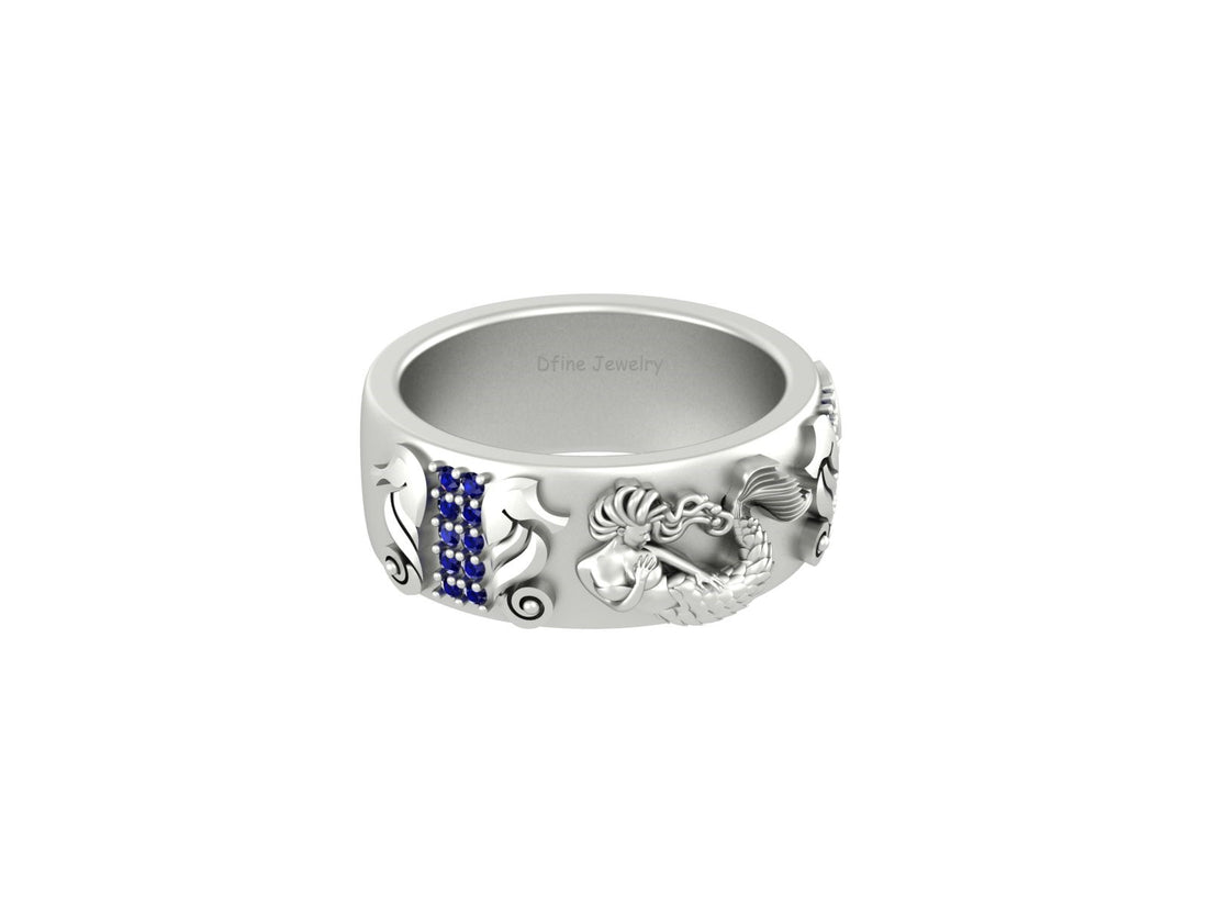 AQUATIC BEAUTY MERMAID RING