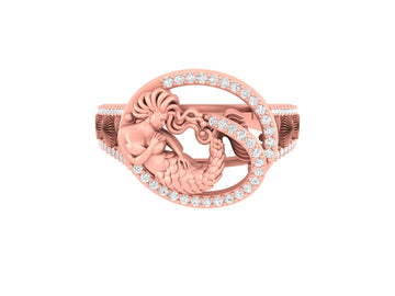 MERMAID ENGAGEMENT RING WOMEN