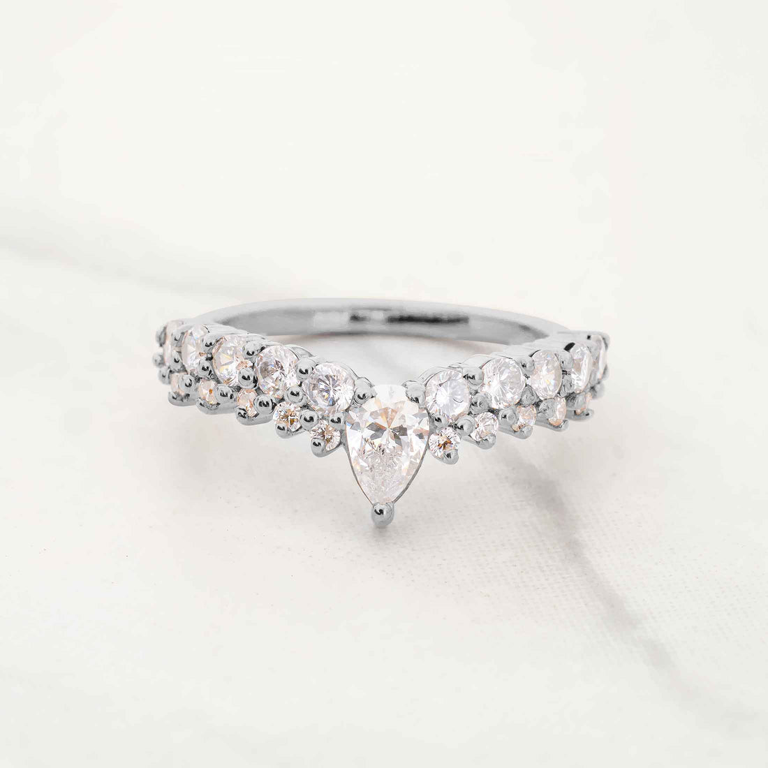 Moissanite Diamond Enhancer Ring Promise Wedding Band for Women Promise Anniversary Bands Rose Gold White Gold