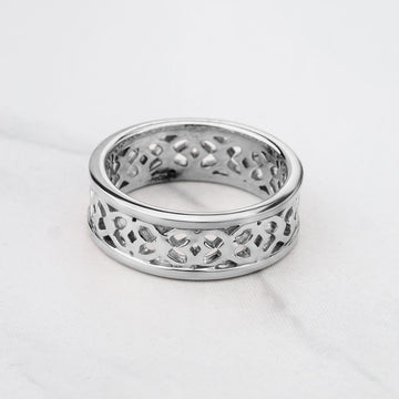 Celtic Wedding Band for Men Love Knot Anniversary Band Gift Him