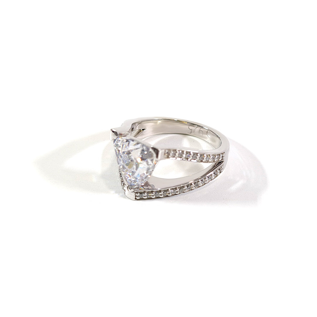 TRILLION DIAMOND ENGAGEMENT RING