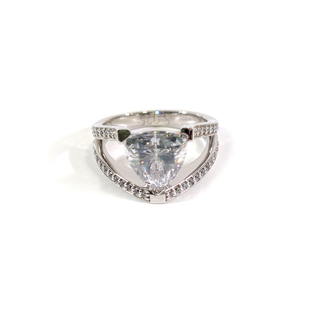 TRILLION DIAMOND ENGAGEMENT RING
