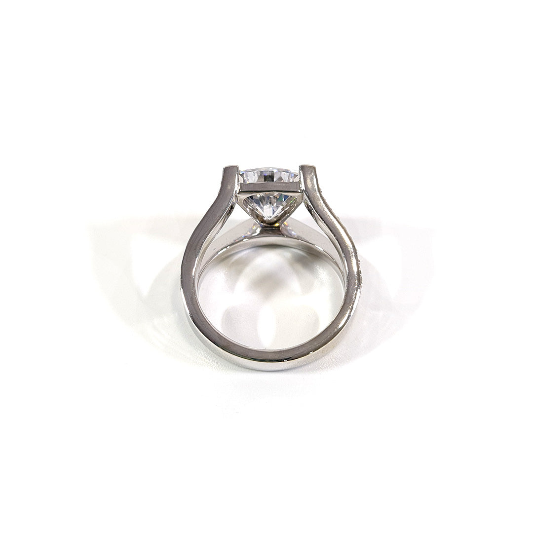 TRILLION DIAMOND ENGAGEMENT RING