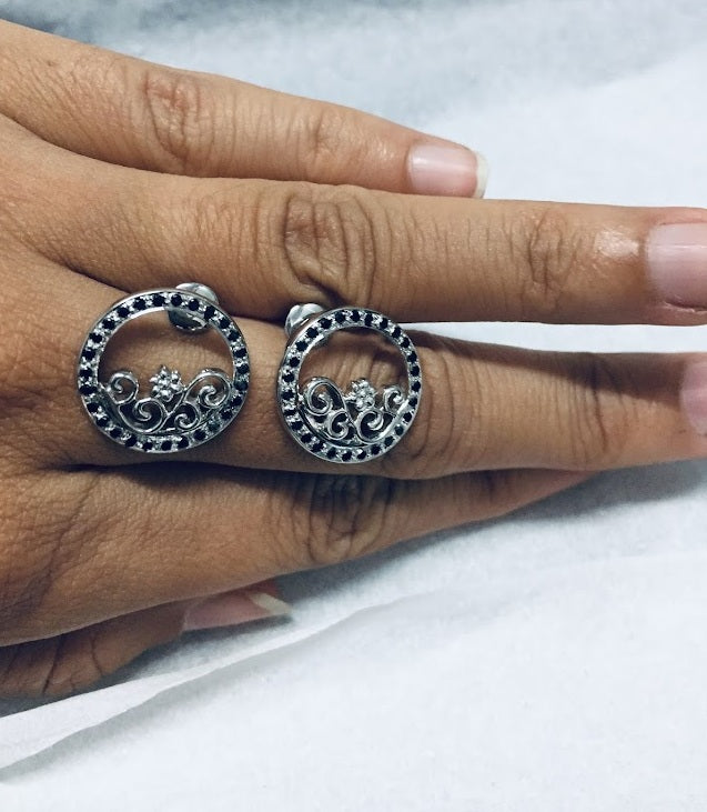 SILVER FILIGREE EARRINGS