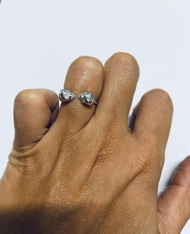 OPEN SKULL ENGAGEMENT RING
