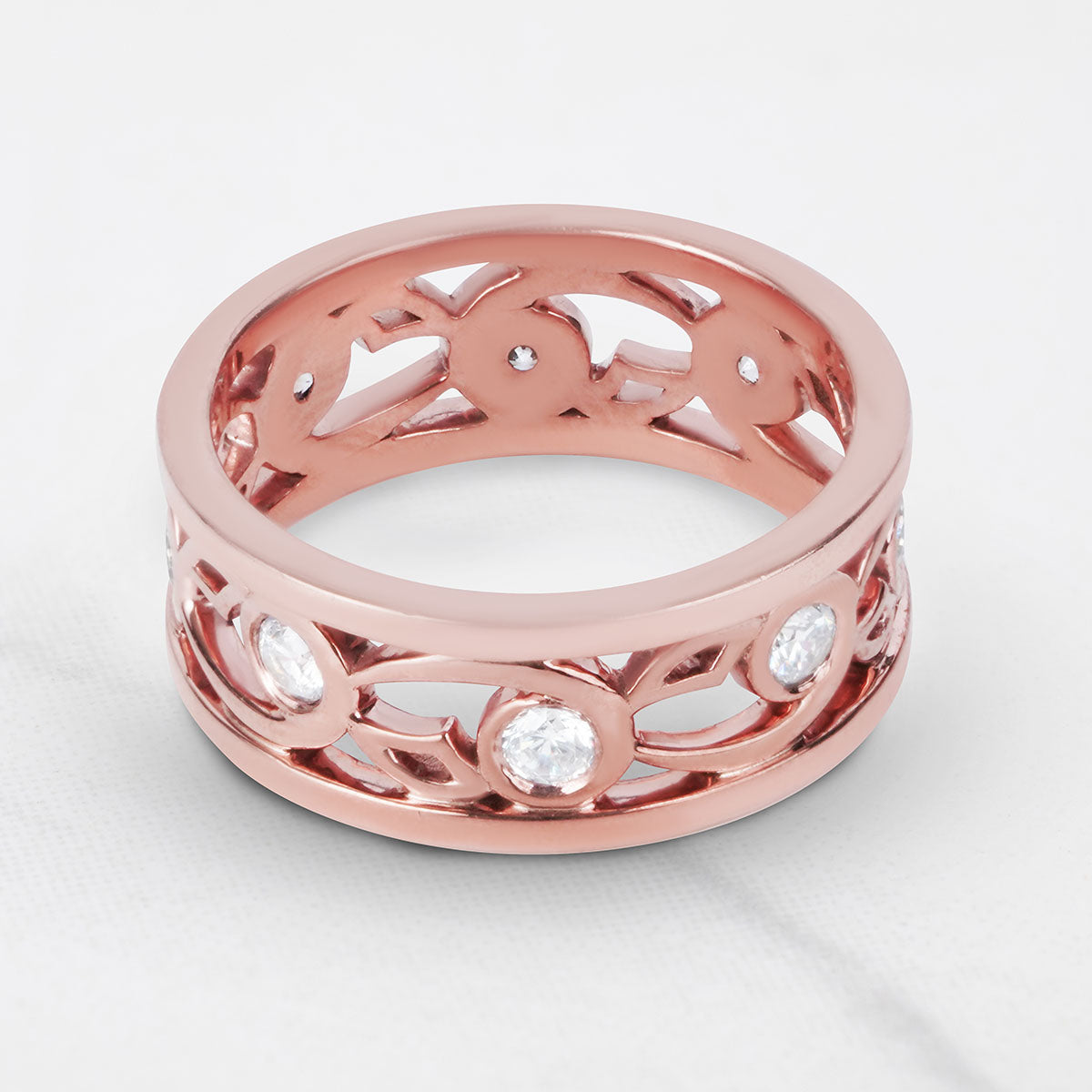 Celtic Wedding Bands for Couple Matching Promise Ring Set
