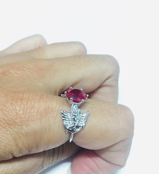 GOTHIC SKULL WEDDING RING