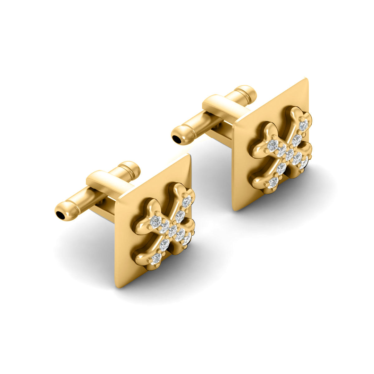 CROSSBONES CUFFLINKS SUIT ACCESSORIES