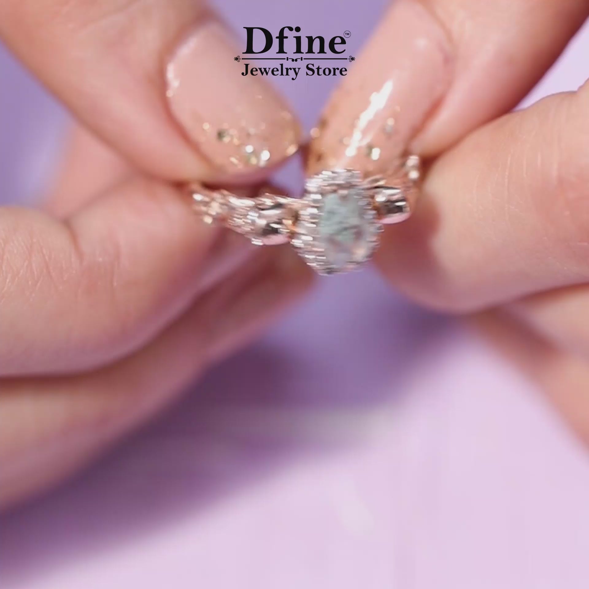 Coffin Cut Moss Agate Skull Ring in Rose Gold Finished Sterling Silver