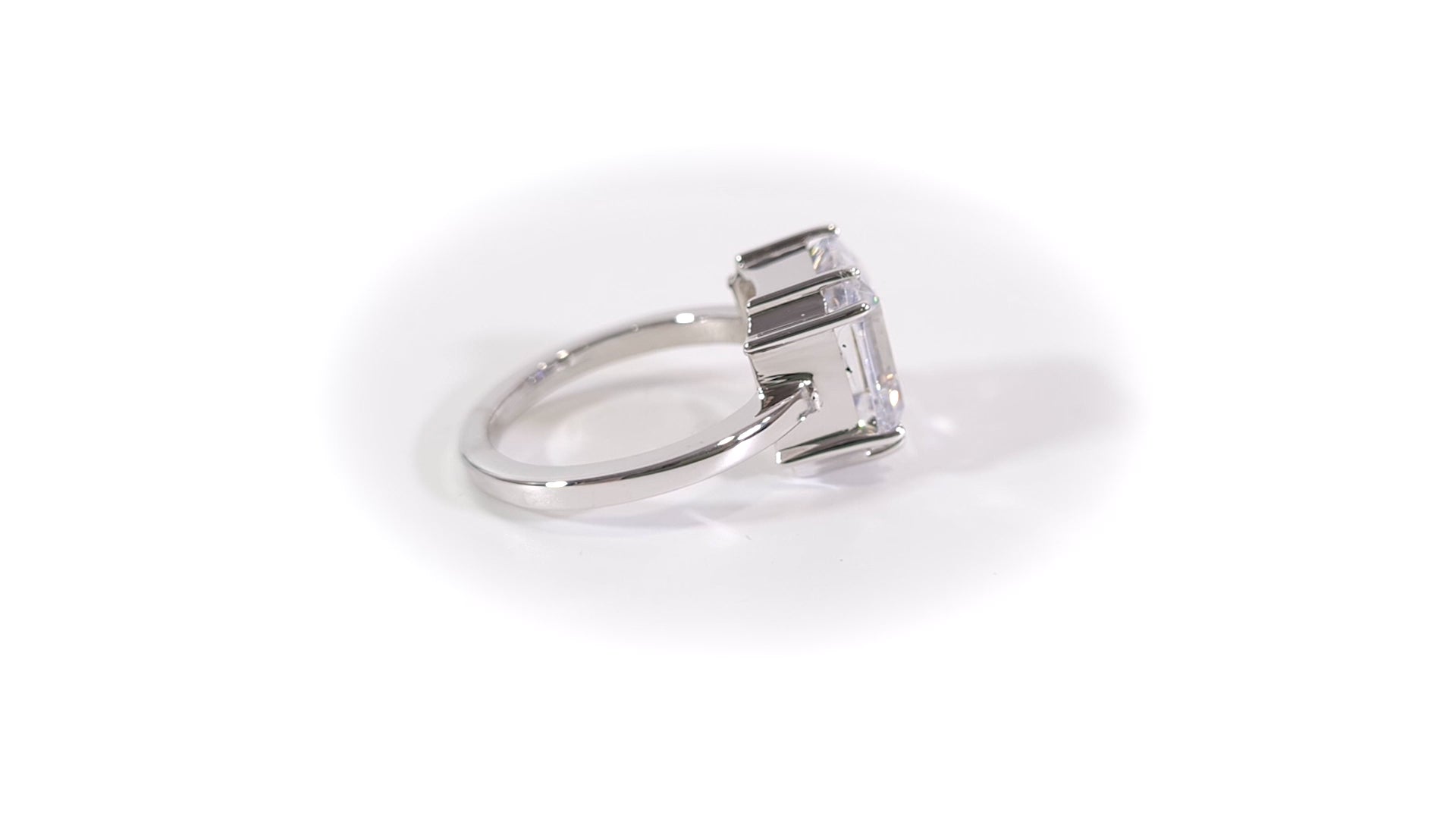 Asscher Diamond Engagement Ring Solitaire 7.45CT Diamond Ring Gift