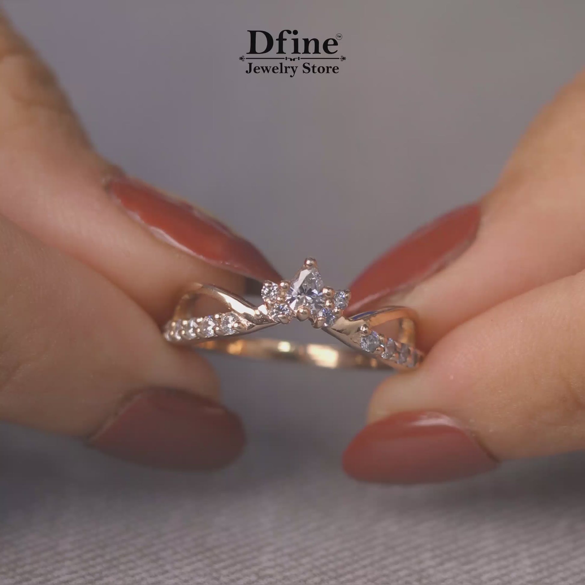 Moissanite enhancer wedding band diamond curved stacking band