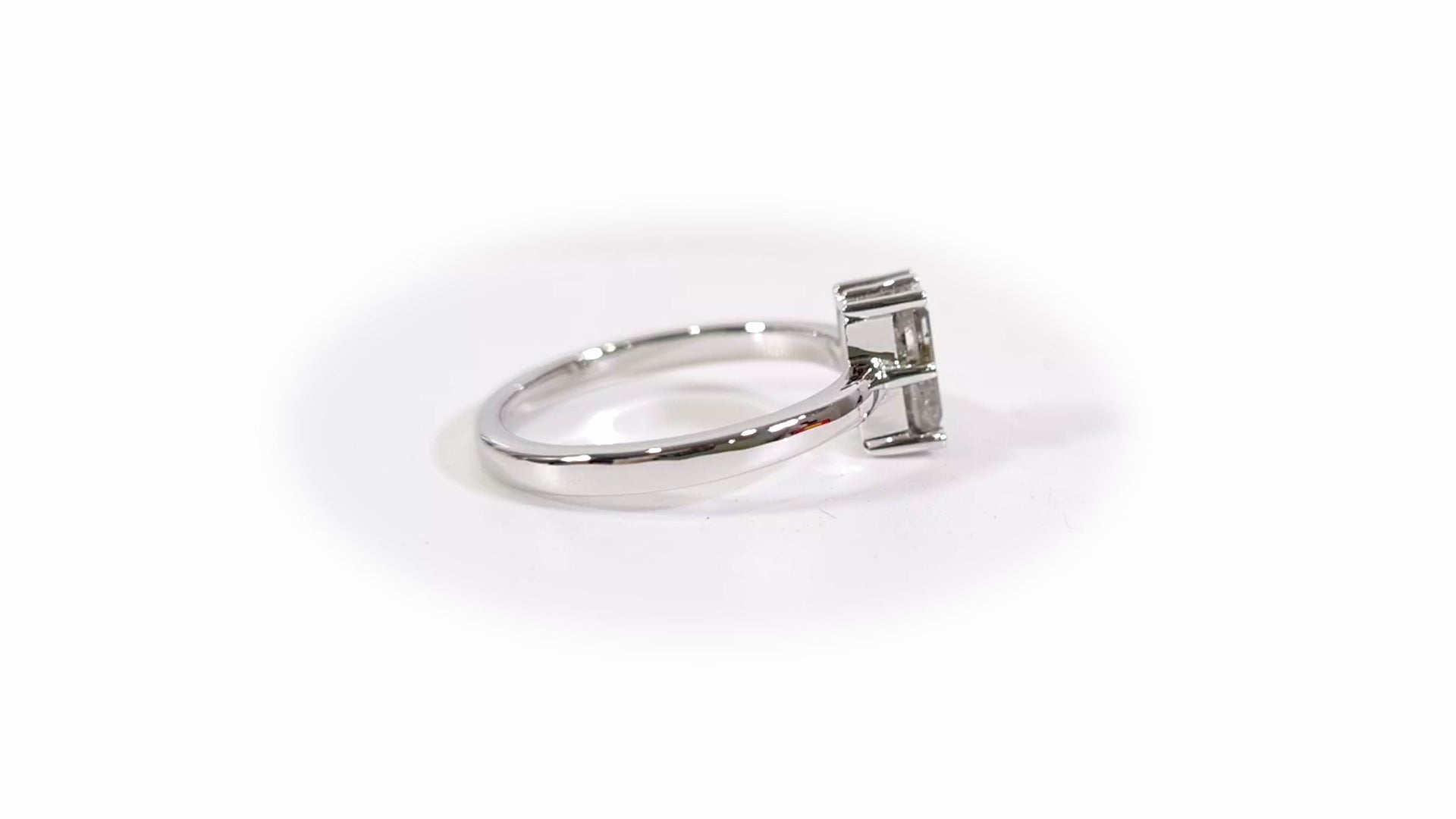 Salt and Pepper Diamond Ring Natural Salt and Pepper Engagement Ring