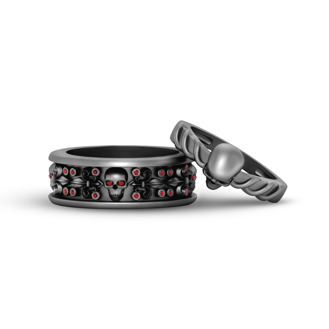 Gothic Skull Engagement Rings