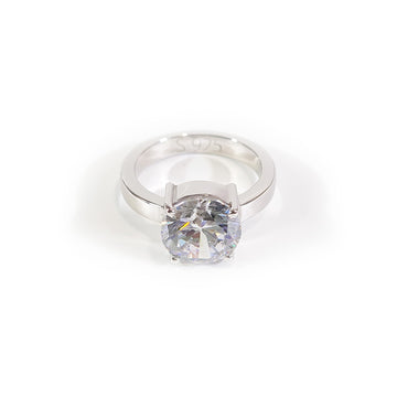 2CT Moissanite Diamond Engagement Ring