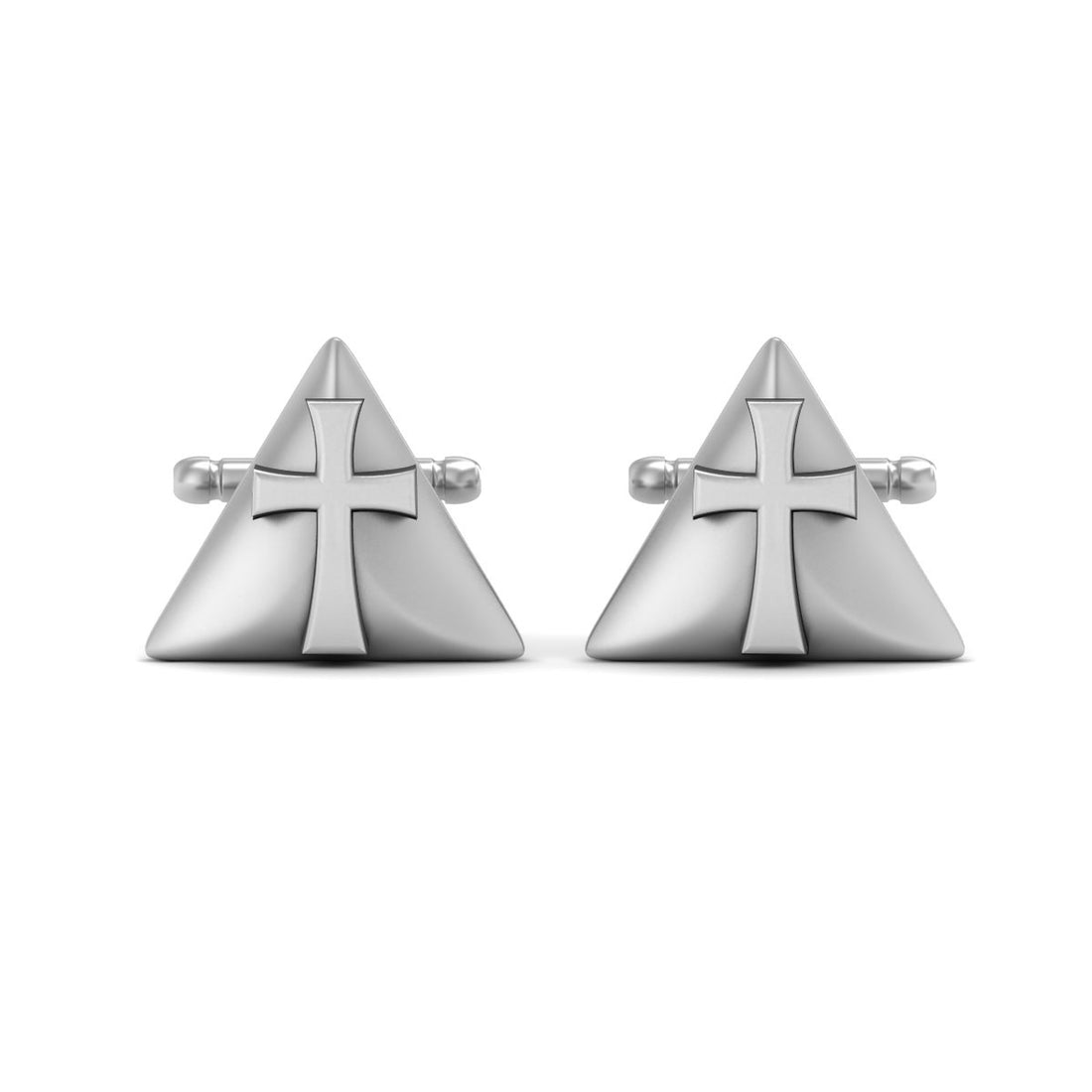 RELIGIOUS HOLY CROSS WEDDING CUFFLINKS