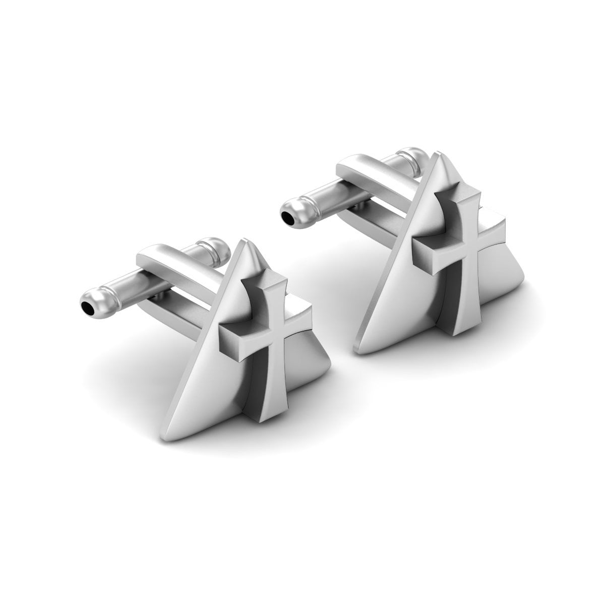 RELIGIOUS HOLY CROSS WEDDING CUFFLINKS