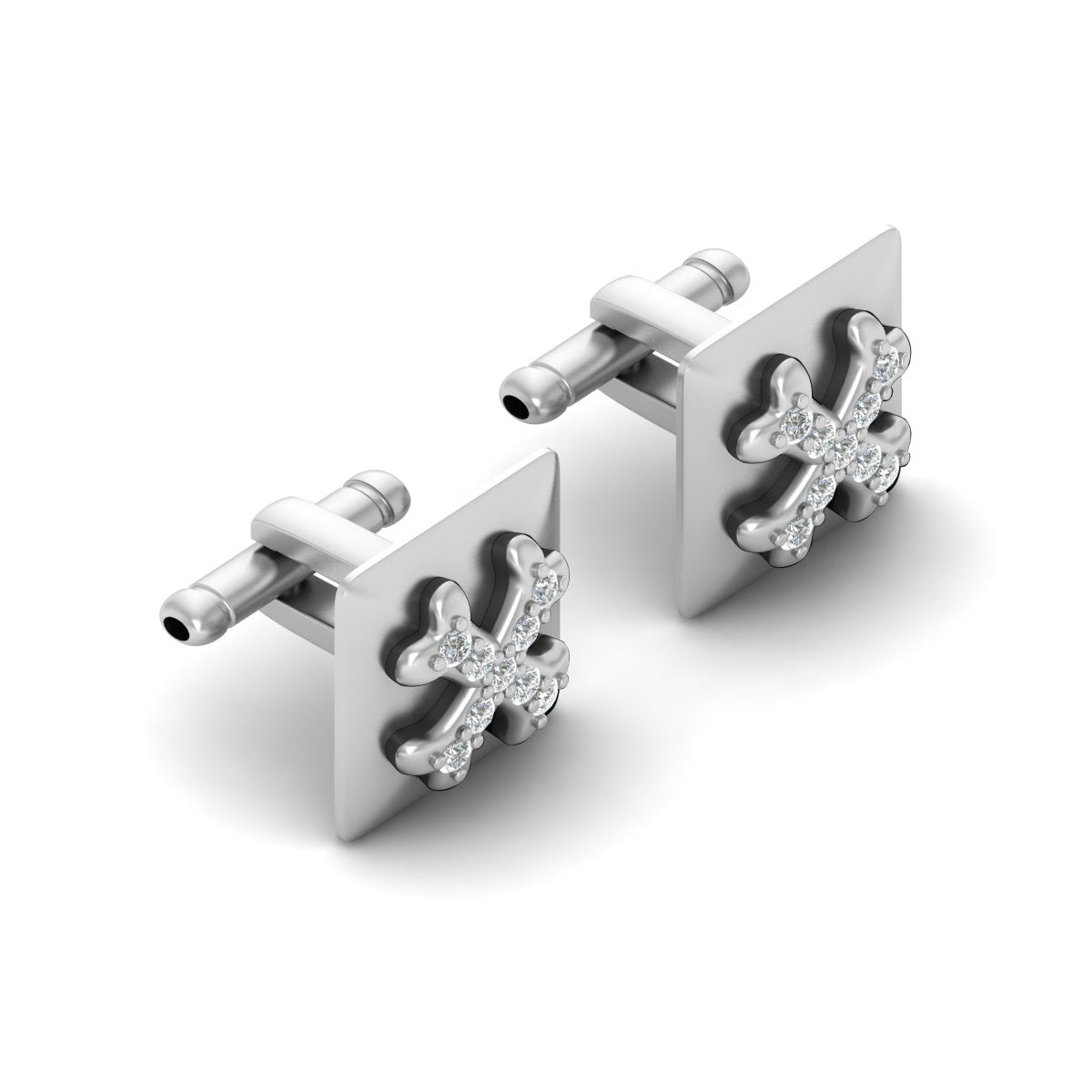 CROSSBONES CUFFLINKS SUIT ACCESSORIES