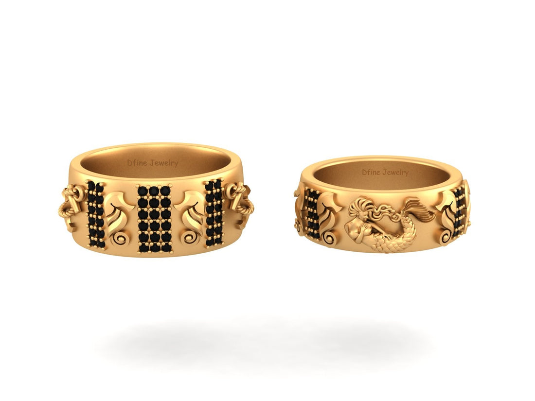 MERMAID SEAHORSE COUPLE BANDS