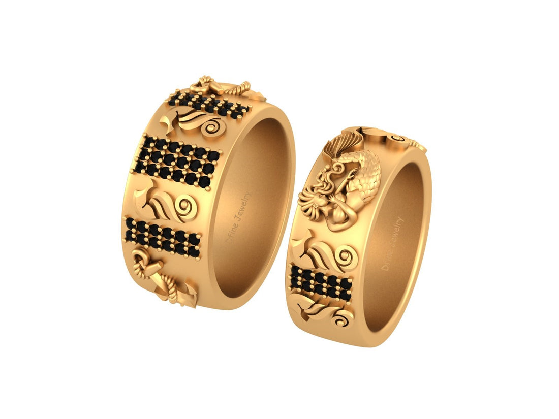 MERMAID SEAHORSE COUPLE BANDS